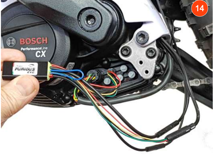 SpeedFun Furious eBike Tuning Kit for Bosch Rim Magnet Performance Line CX - Gen5