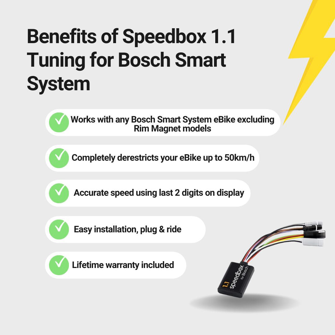 Speedbox 1.1 for Bosch Smart System eBike Tuning Kit