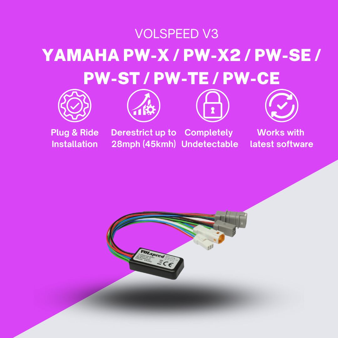 VOLspeed V3 eBike Tuning Kit for Yamaha - PW-X / PW-X2 / PW-SE / PW-ST / PW-TE / PW-CE