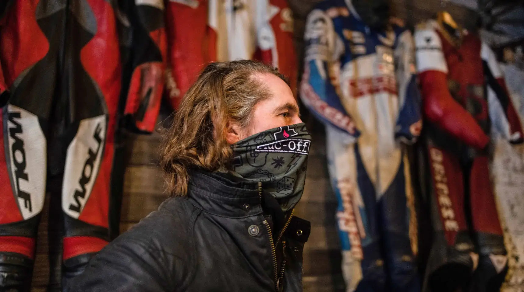 Muc Off Winter Neck Gaiter - Punk Green 3