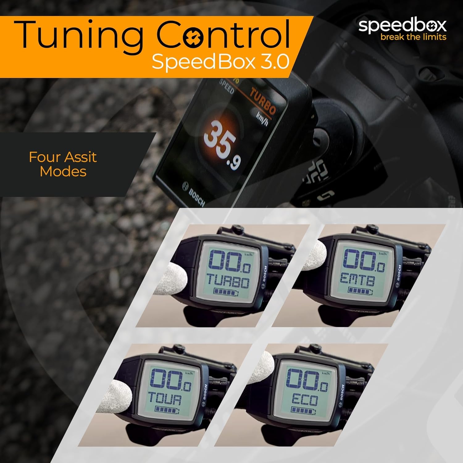 Speedbox 3.0 for Bosch eBike Tuning Kit (2014-2022 without smart system) – EBIKE TUNER