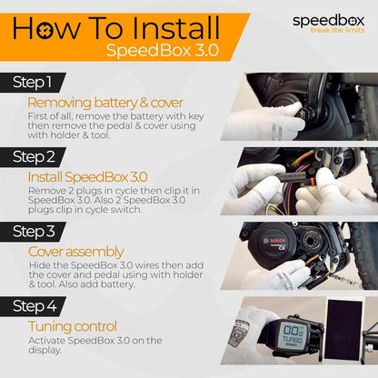 Speedbox 3.0 for Bosch eBike Tuning Kit