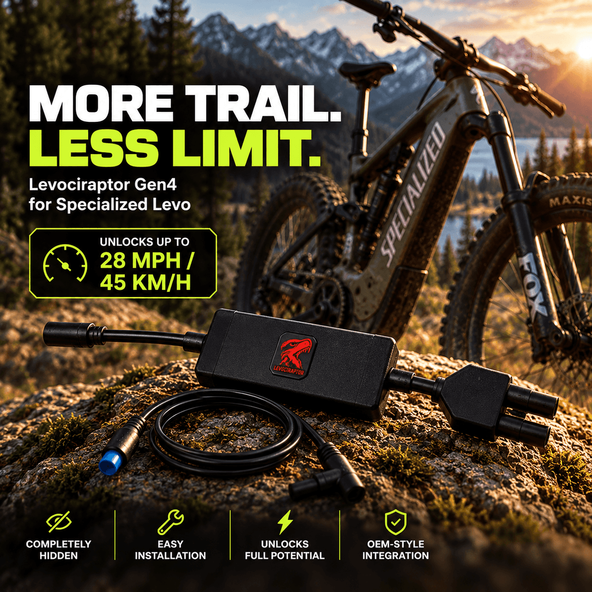 Levociraptor Gen4 for Specialized Levo Gen4 (3.1 Motor)