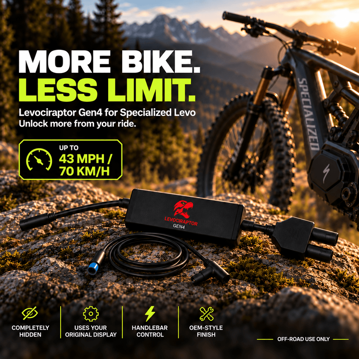 Levociraptor Gen4 for Specialized Levo Gen4 (3.1 Motor)