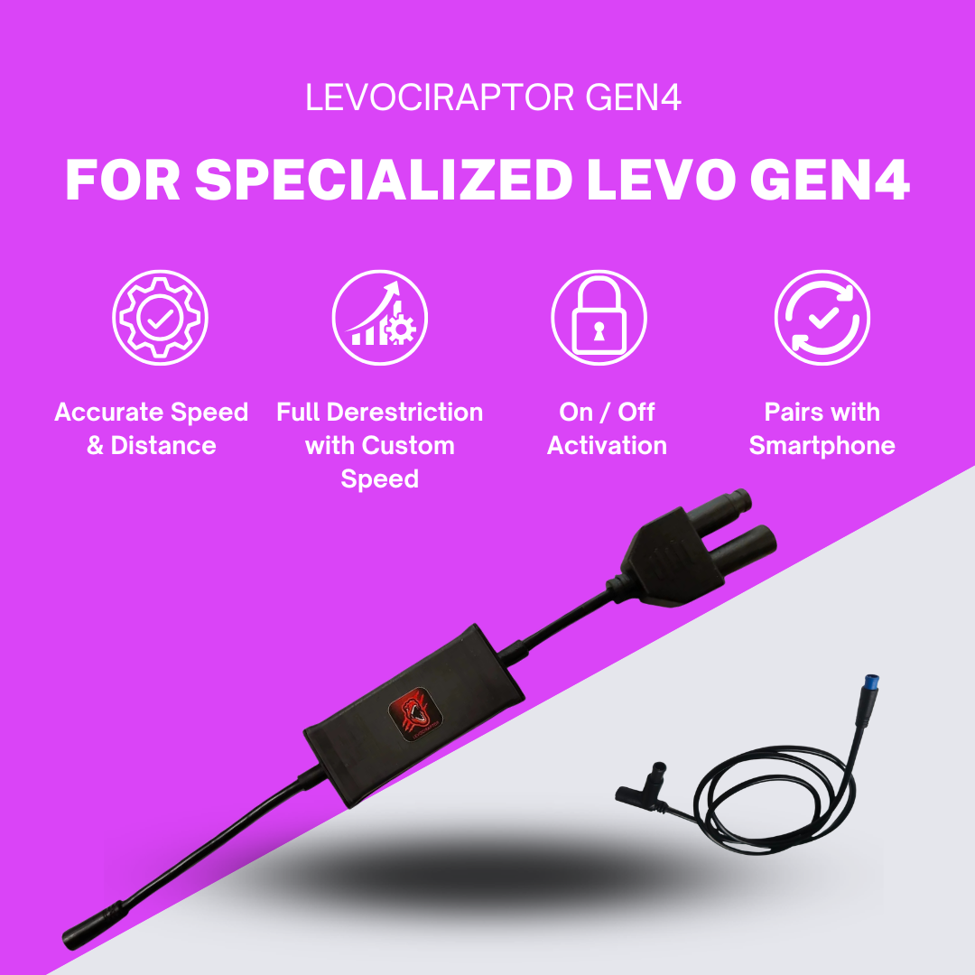 Levociraptor Gen2 Tuning Chip voor Specialized Levo, Kenevo, Vado, Creo | 2019-2021