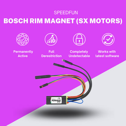 SpeedFun Furious eBike Tuning Kit for Bosch Rim Magnet (Performance Line SX)