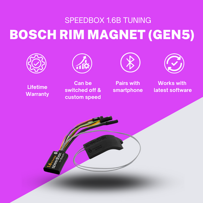 Speedbox 1.6 B.Tuning Kit for Bosch Smart System (Gen5) + Rim Magnet - Premium Bluetooth Version