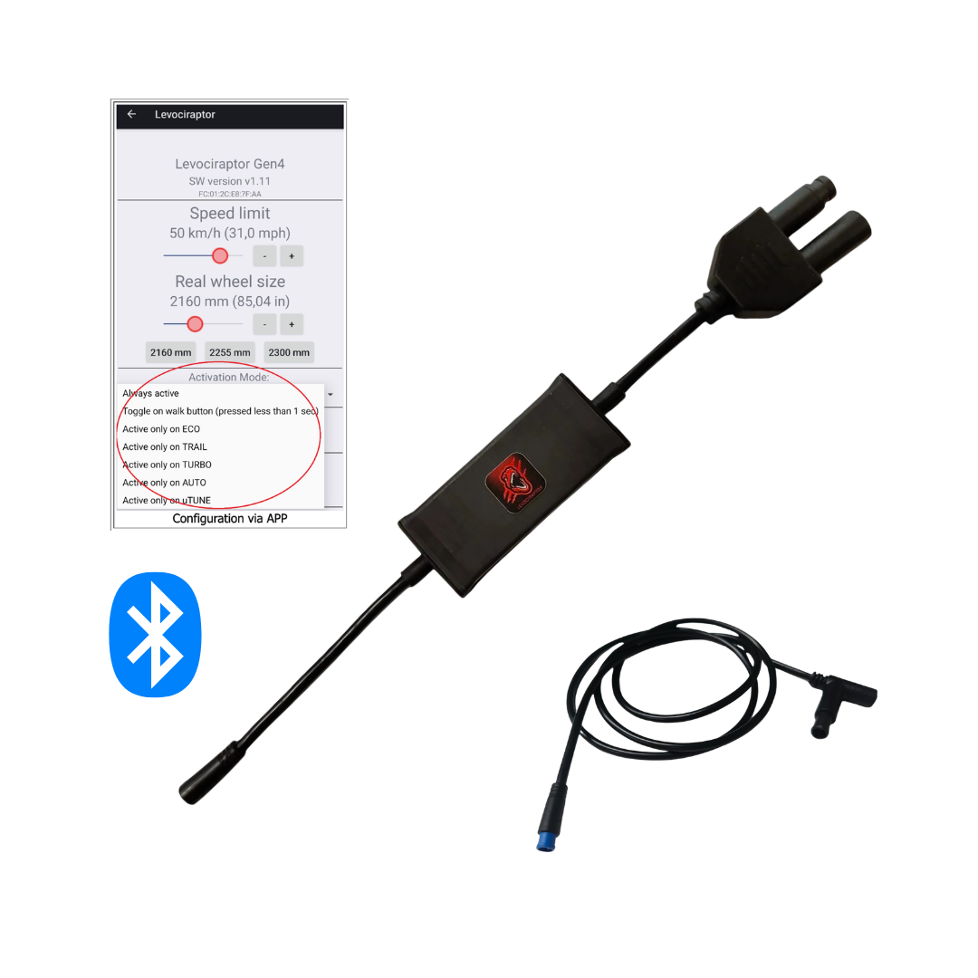 Levociraptor Gen2 Tuning Chip voor Specialized Levo, Kenevo, Vado, Creo | 2019-2021