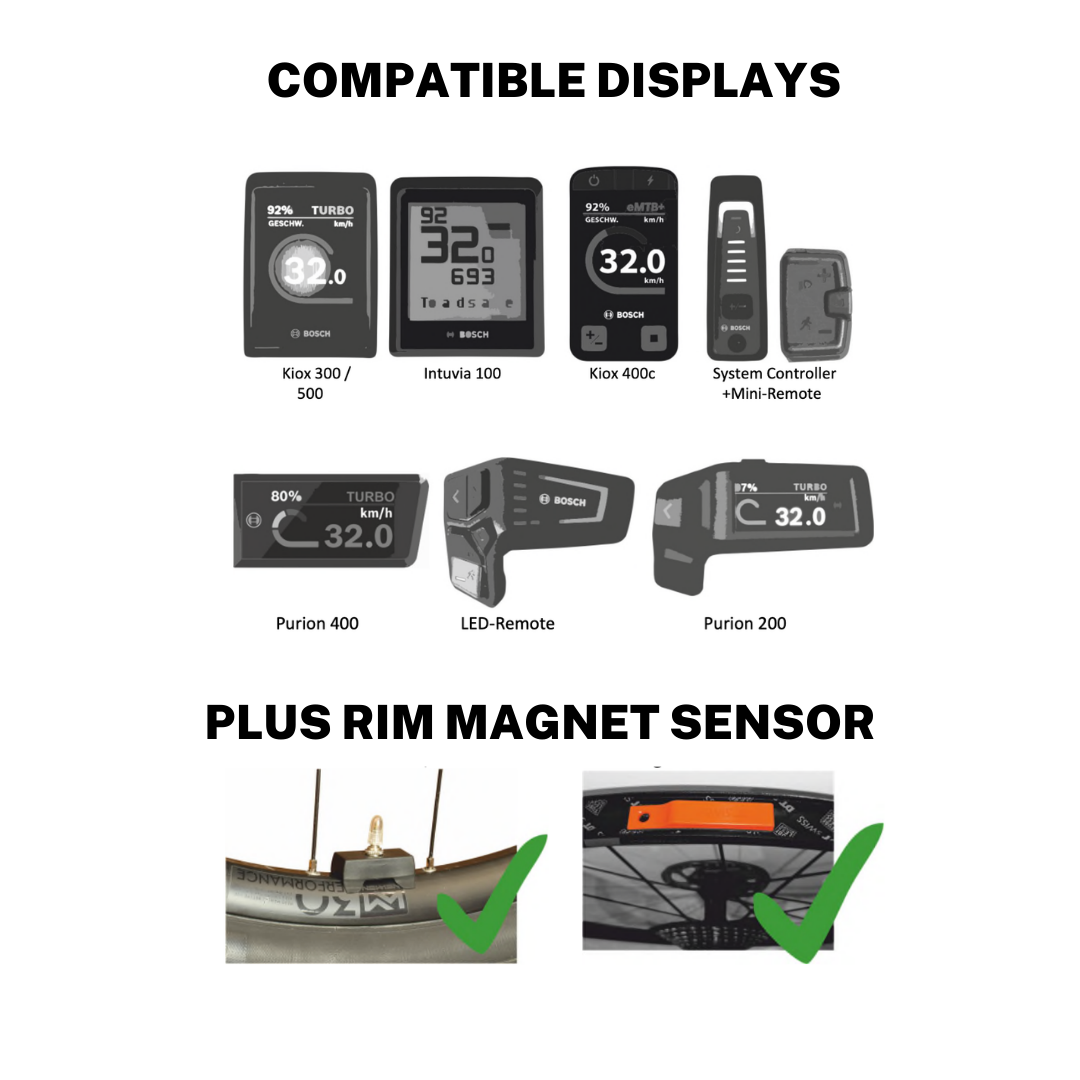 VOLspeed eBike Tuning Kit for Bosch Performance Line CX Rim Magnet (Preorder Ships 6th March)