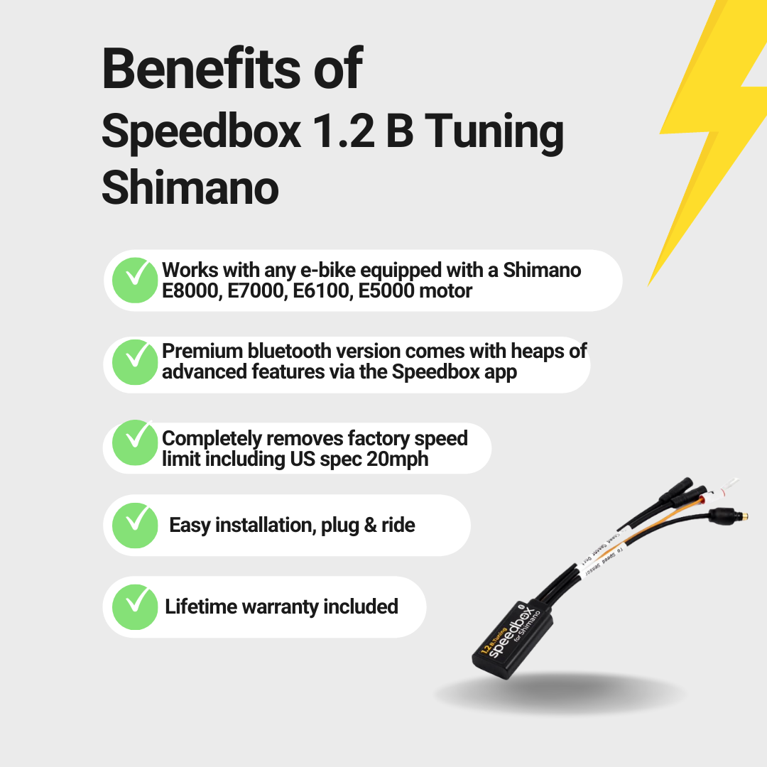 Speedbox 1.2 B. for Shimano E8000, E7000, E6100, E5000 eBikes
