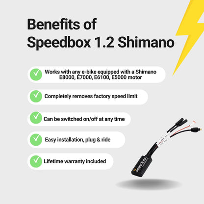Speedbox 1.2 Tuning Chip for Shimano eBikes | E8000, E7000, E6100, E5000 - 2