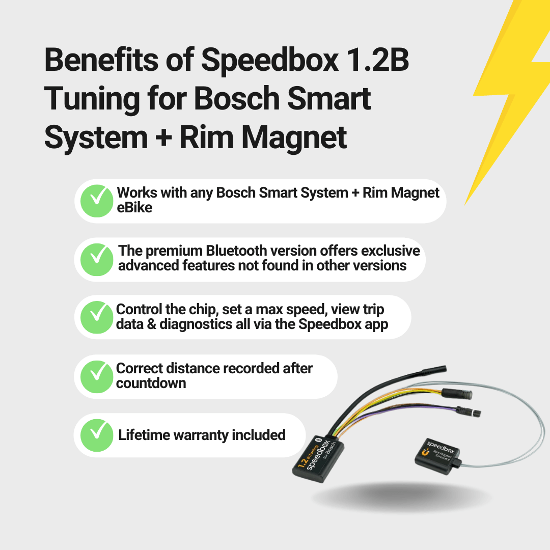 Speedbox 1.2 B.Tuning for Bosch (Smart System + Rim Magnet) - Shop Now –  EBIKE TUNER