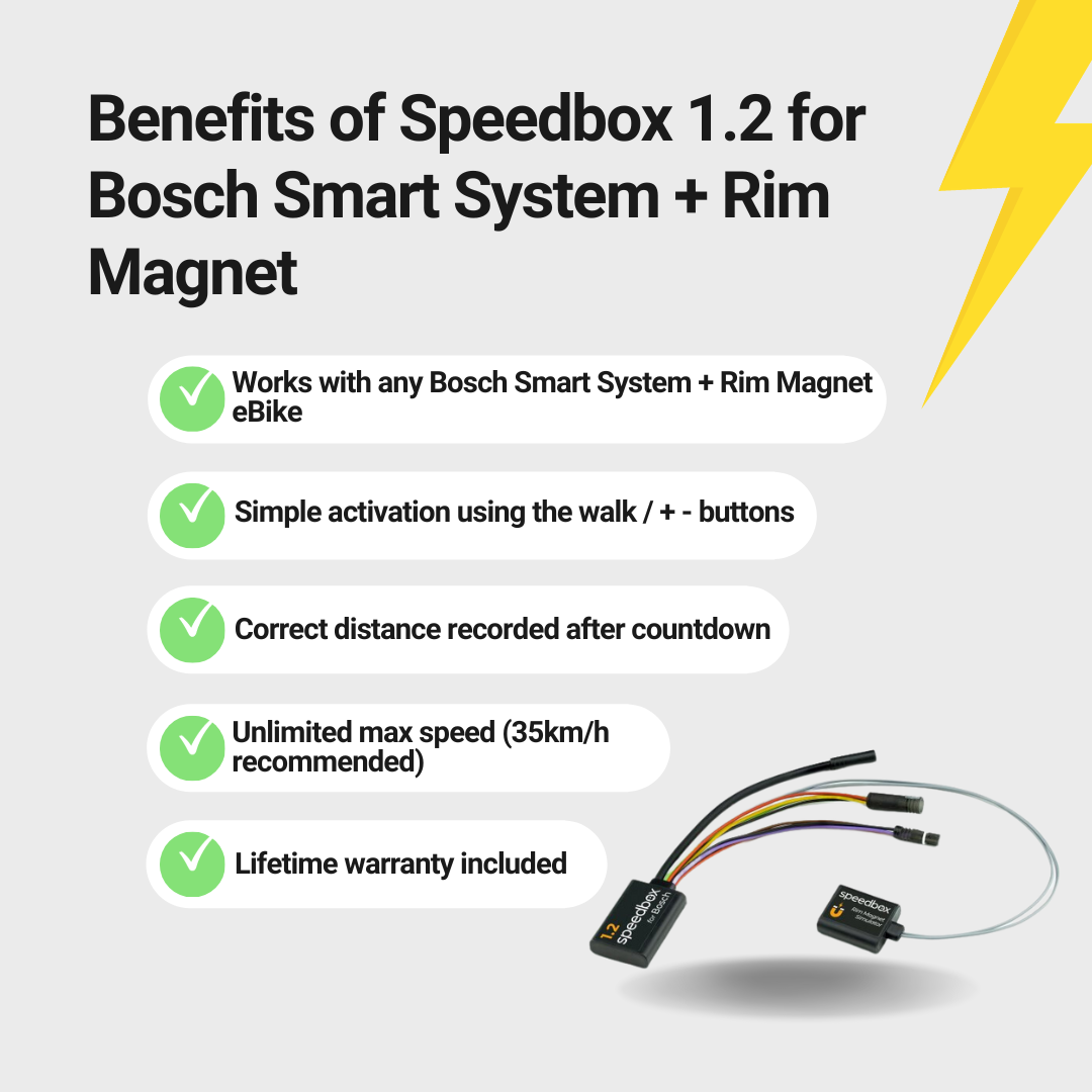 Speedbox 1.2 Tuning Kit for Bosch Smart System + Rim Magnet