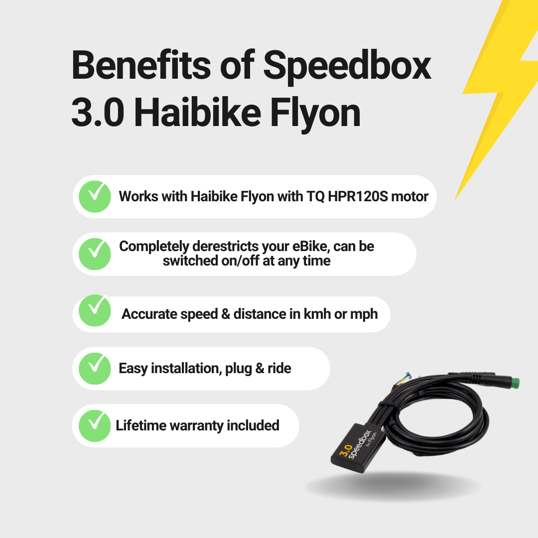 Speedbox 3.0 Haibike Flyon TQ eBike Tuning Kit