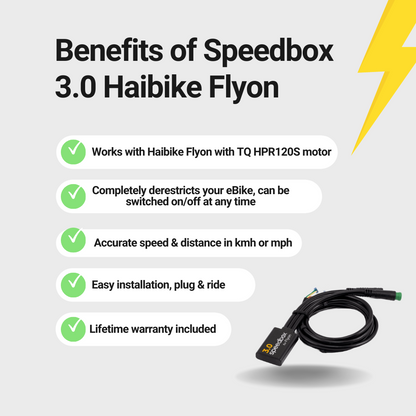Speedbox 3.0 Tuning Chip voor Haibike Flyon eBikes