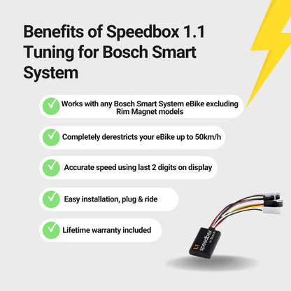 Speedbox 1.1 for Bosch Smart System eBike Tuning Kit