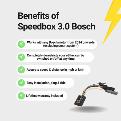 Speedbox for Bosch Tune & Track Bundle (excludes Smart System)