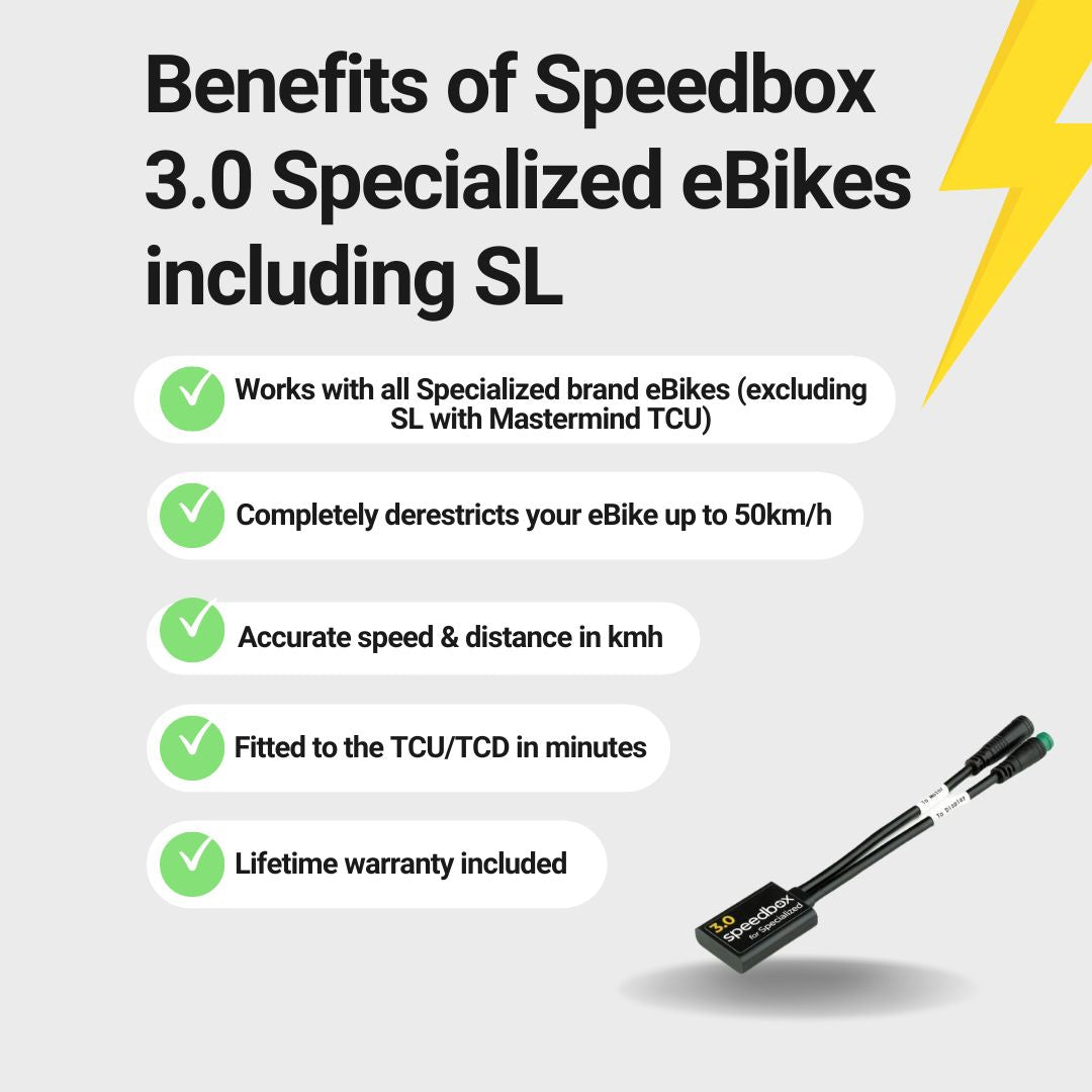 Speedbox 3.0 Tuning Kit for Specialized eBikes including SL