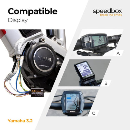 e-bike display yamaha Speedbox 3.2 for Yamaha PW-SE, PW-X, PW-TE, PW-ST, PW-X2 Motors – EBIKE TUNER