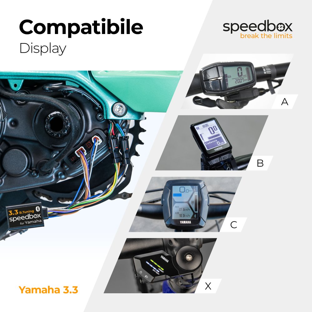 Speedbox 3.3 for Yamaha PW-X3 / PW-S2 eBike Tuning Kit - 5