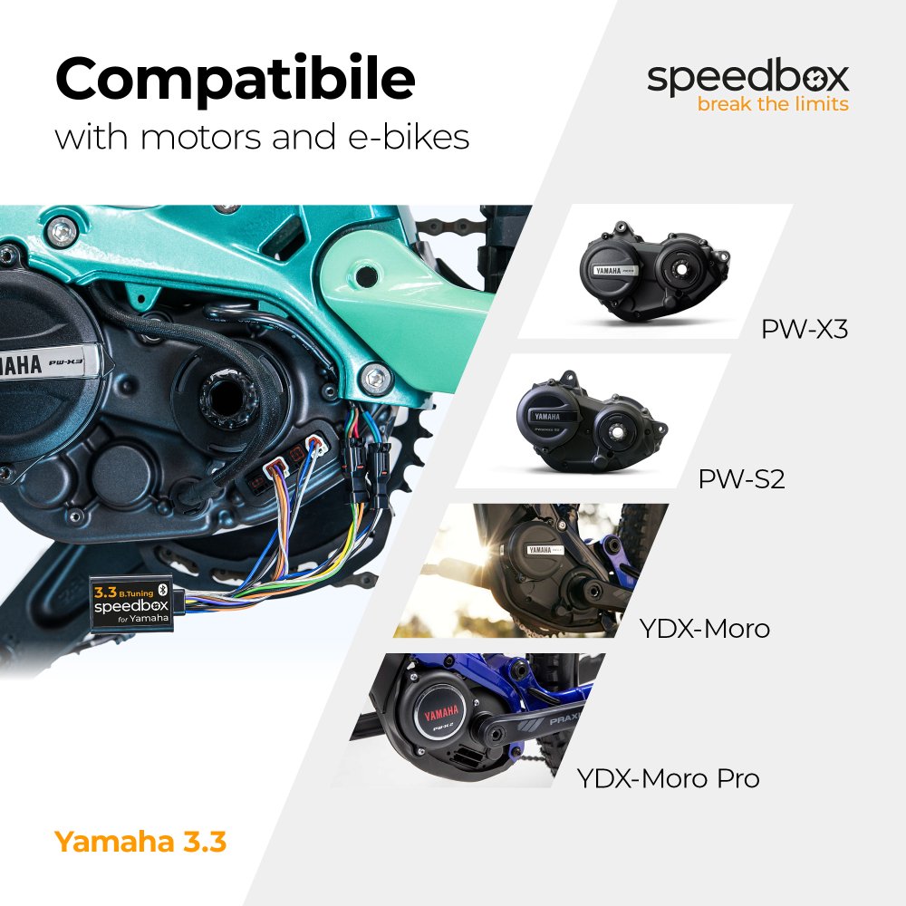 Speedbox 3.3 for Yamaha PW-X3 / PW-S2 eBike Tuning Kit - 6