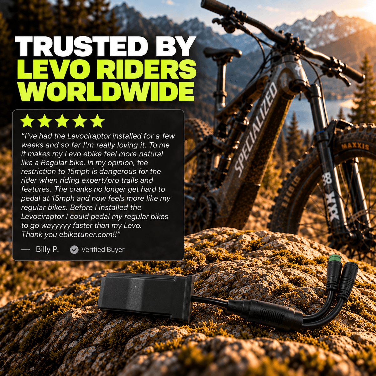 Levociraptor Gen3 for Specialized Levo / Kenevo with Mastermind TCU