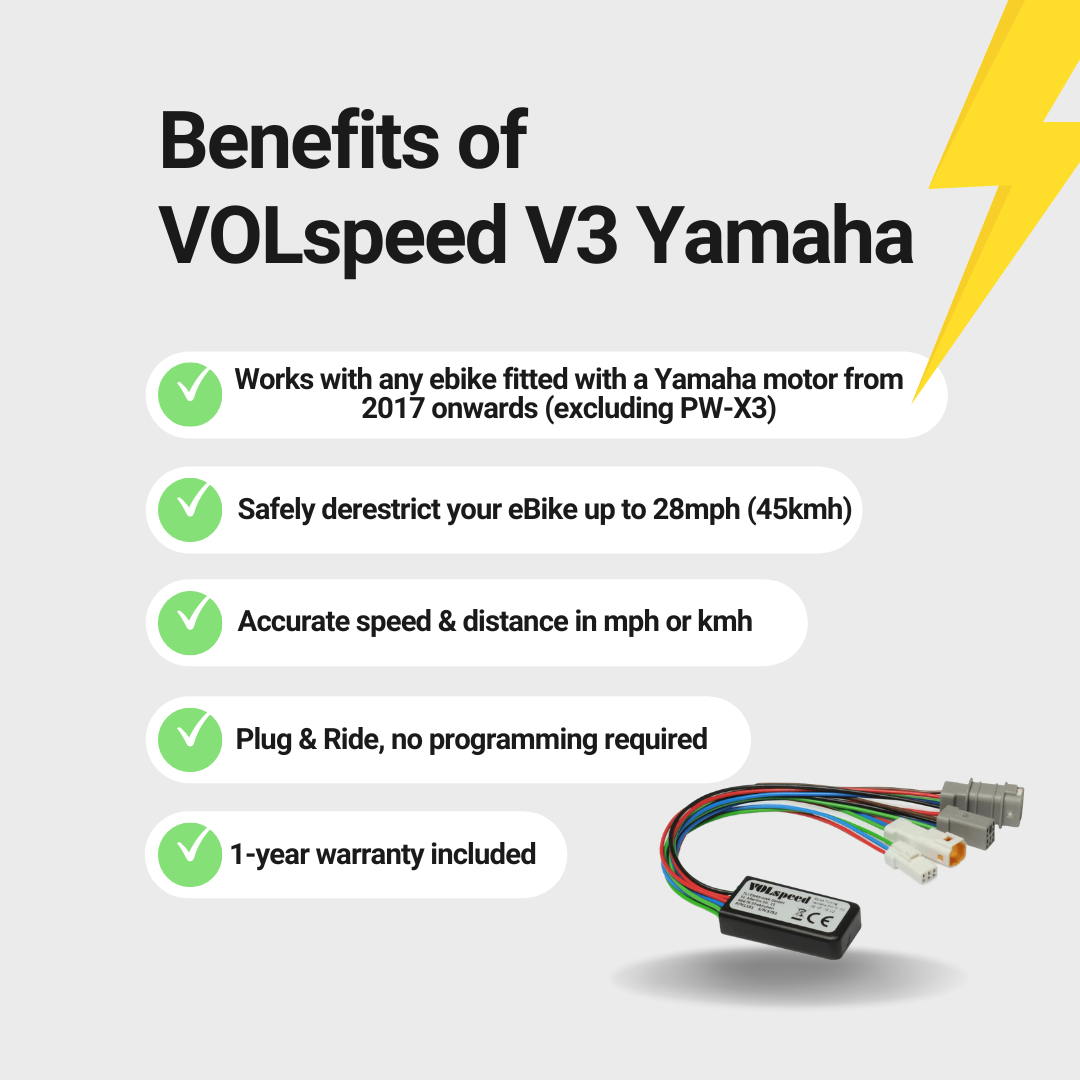 VOLspeed V3 Tuning Chip for Yamaha eBikes | 2017-2023 -2