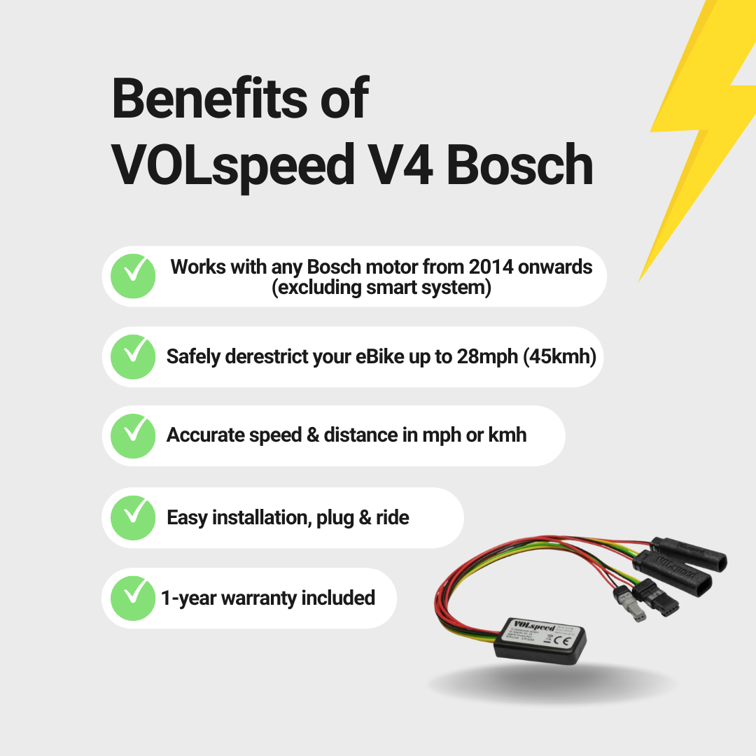 VOLspeed V4 Tuning Chip für Bosch Gen4 eBikes