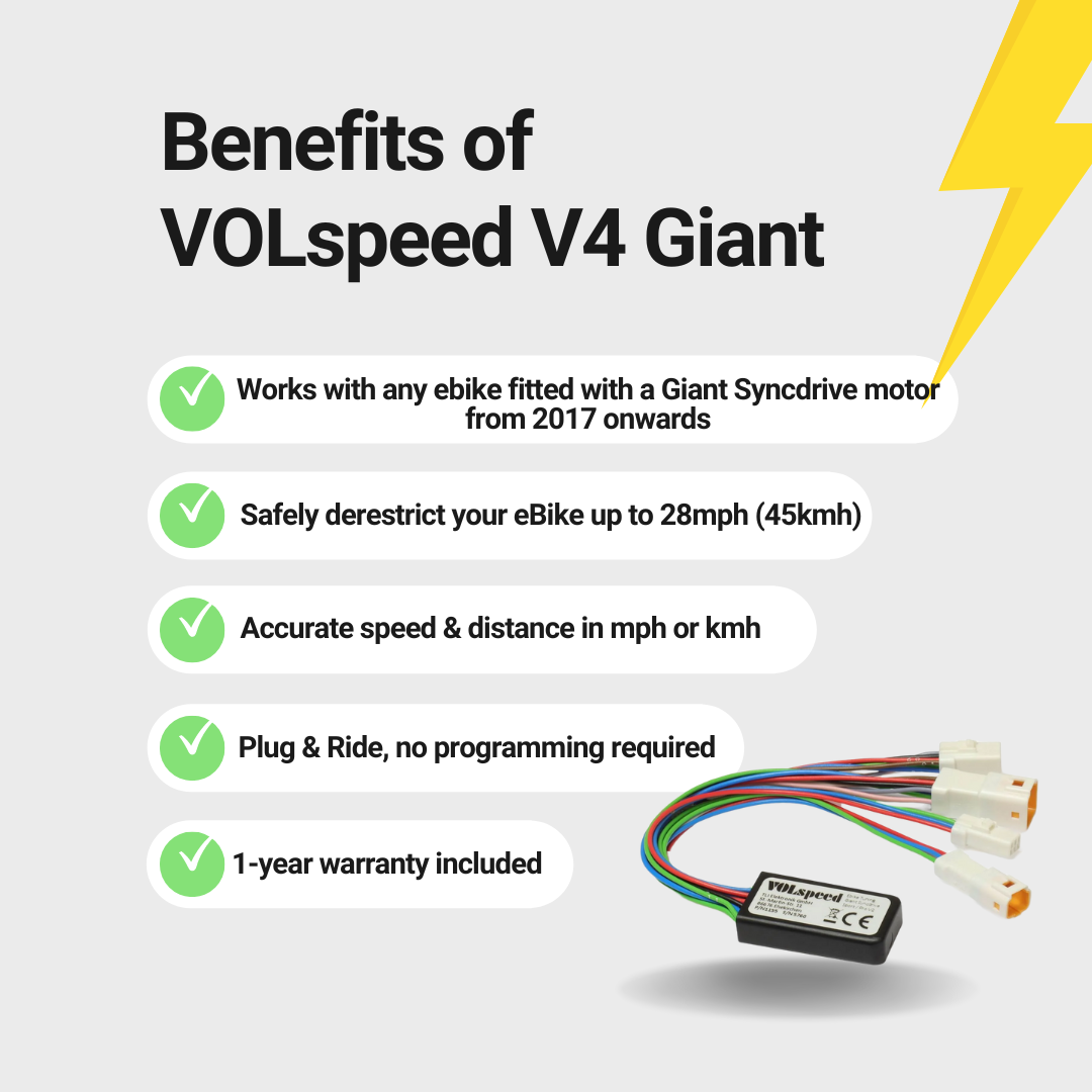 VOLspeed V4 Tuning Chip for Giant eBikes | 2017-2023 - 2