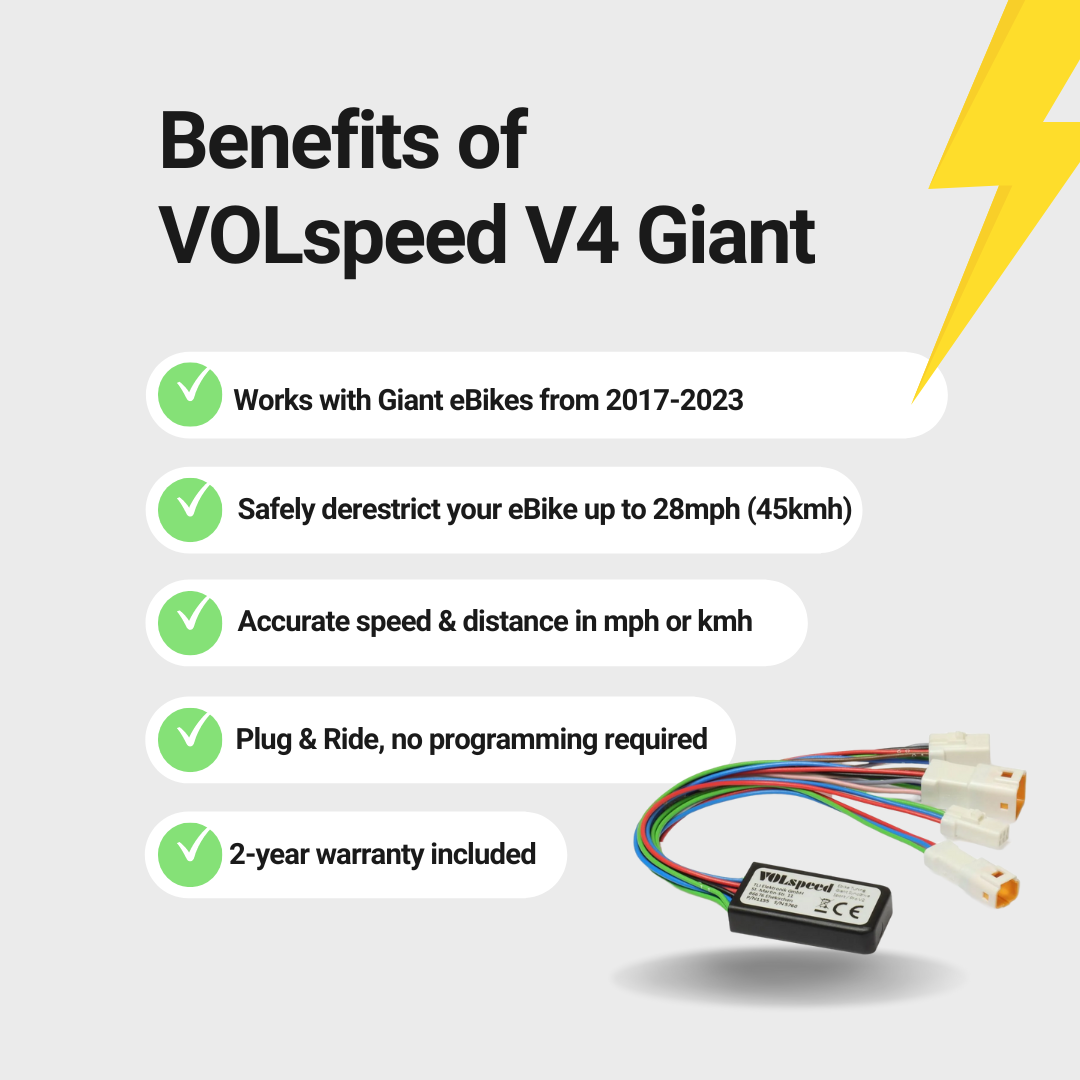 VOLspeed V4 eBike Tuning Kit Giant Syncdrive Pro / Core / Sport / Life