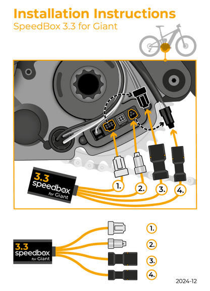 Speedbox 3.3 B.Tuning Chip for Giant Syncdrive Pro2 & Sport2 eBikes | Bluetooth Version