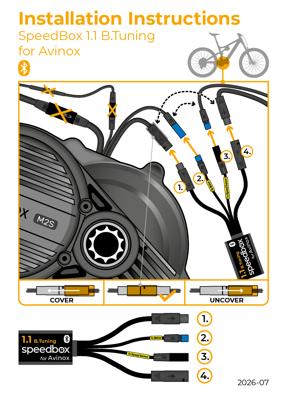 Speedbox 1.1 B.Tuning for DJI Avinox M2/M2S eBikes